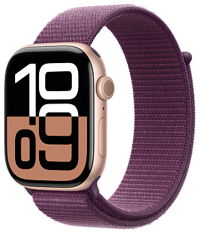 Смарт-часы Apple Watch Series 10 42mm Aluminum Loop Rose Gold (розовое золото)