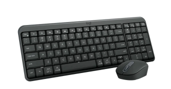 Комплект беспроводной (клавиатура+мышь) Logitech MK250 Wireless Combo графитовый