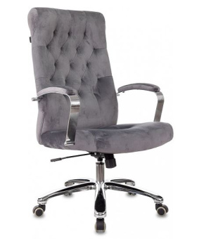 Кресло Бюрократ T-9928SL Fabric (ткань, регулировка высоты, до 200 кг) серый Italia Gray