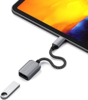 Переходник Satechi USB-C to USB-A Space Gray