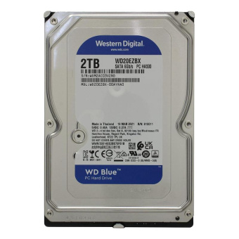 Жесткий диск SATA 2Tb WD Blue 7200rpm 256Mb SATA-3