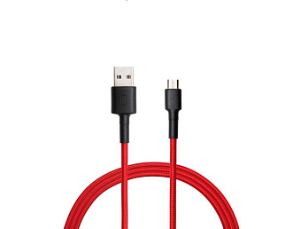 Кабель USB-A < - > USB-C, 1.0м, Xiaomi Mi Type-C Red
