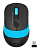 Мышь беспроводная A4Tech Fstyler FG10S 2000dpi бесшумная черный/синий