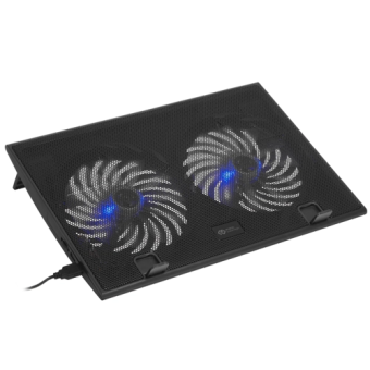 Подставка для ноутбука 17" Digma D-NCP170-2, черный