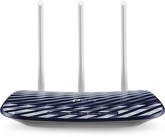 Wi-Fi роутер TP-Link Archer C20(RU) AC750, 5 ГГц, 100 Мбит/с, USB, черный