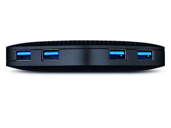 Концентратор USB-A - 4-port USB3.0, TP-Link UH400, черный