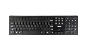 Клавиатура беспроводная Acer OKR020 USB черный