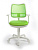 Кресло Бюрократ CH-W797 (сетка/ткань, пруж.-винт. мех. качания, крест. пластик, до 100 кг) Бело-салатовый