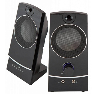 Акустическая система OKLICK OK-118 (2x2W, питание от USB) черный