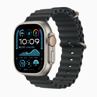 Смарт-часы Apple Watch Ultra 2 2024 49mm Natural Ocean Band Black (натуральный/черный)