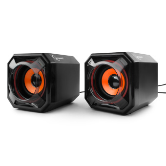 Акустическая система Gembird SPK-405 (2*2.5W, штекер 3.5мм, питание от USB, 1.5м) black