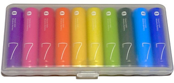 Элемент питания AAA, 1.5V, 10шт, Xiaomi Rainbow Batteries