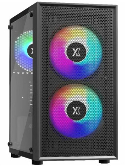 Корпус XASTRA A305M 3ARGB mATX чёрный