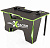 Стол компьютерный MaDXRacer COMFORT GT12 "1200х870х750" черный, кромка зеленая