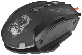Мышь проводная Defender GM-170L Killer (3200dpi переключаемая подсветка коврик в комплекте ) USB черный