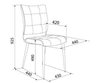 Кресло Бюрократ CH-K10 черный Light 20 металл черный на ножках