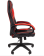 Кресло Chairman Game 16 (экокожа, механизм качания) Черно-красный
