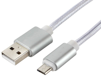 Кабель USB-A < - > Lightning, 1.8м, Cablexpert, серия Ultra, блистер, серебристыйCC-U-APUSB02S-1.8M