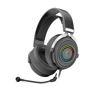 Наушники проводные A4Tech Bloody G535 (микрофон, 20 - 20 000 Гц, 105дБ, 2м, USB) черный-серый