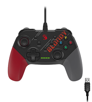 Геймпад A4Tech Bloody GP30 Sports проводной черный/красный