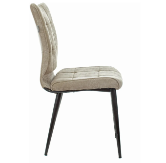 Кресло Бюрократ CH-K10 песочный Light 21 металл черный на ножках (