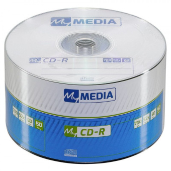 Диск CD-R 700 Mb MyMedia 52x Pack wrap (50шт.)