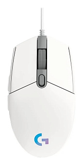 Мышь проводная Logitech G102 LightSync White