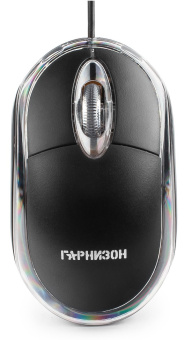 Мышь проводная Гарнизон GM-100 USB Black