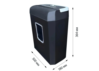 Уничтожитель бумаги Cactus CS-SH-C2 секр.P-4, фрагменты 8лист. 13лтр. черный