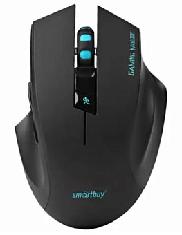 Мышь беспроводная Smartbuy 706 2400dpi soft touch, до 30м черный