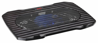 Подставка для ноутбука 15" BURO LCP156 (1000 об/мин, 20дБ, LED-подсветка) черный