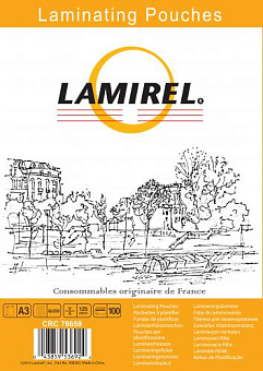 Плёнка для ламинирования Lamirel (A3, 125мкм, 100шт)