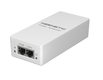 Инжектор PoE Keenetic PoE+ Adapter (KN-4510) 1000 Мбит/с 30 Вт