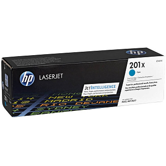 Картридж лазерный HP 201X (CF401X) для HP LJ Pro M252/M277, экономичный, 2300 стр. голубой
