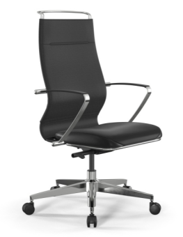 Кресло МЕТТА ErgoLife SynchroSit S W B2-195K - ЭкоКожа(Инфинити) Черный