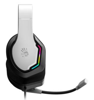 Наушники проводные A4Tech Bloody G260p 2м мониторные USB белый/черный