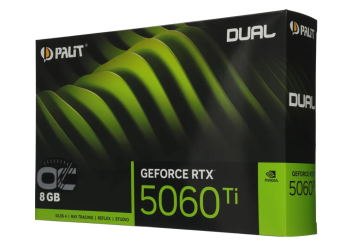 Видеокарта .8Gb PALIT RTX5060Ti DUAL OC (RTX5060Ti) GDDR7 128bit HDMI DP