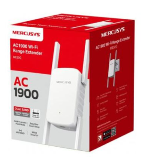 Ретранслятор Wi-Fi сигнала Mercusys ME50G AC1900 5.0 ГГц 1000 Мбит/с белый