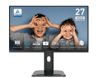 Монитор 27" MSI Pro MP273QP E2  (IPS, 2560x1440 1ms 100Hz DP HDMI) Black