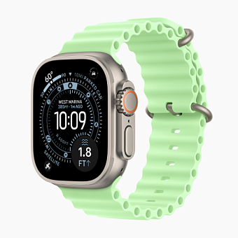 Смарт-часы Apple Watch Ultra 3 49mm Natural Ocean Band Neon Green (натурально/зеленый)