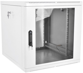 Шкаф коммутационный ЦМО ШРН-М-12.500 12U 600x520мм пер.дв.стекл 50кг серый