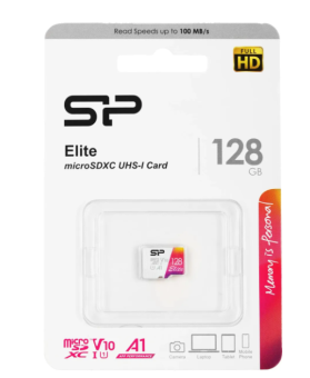 Карта памяти microSD 128Gb Silicon Power Elite A1 UHS-I microSDXC CLASS 10