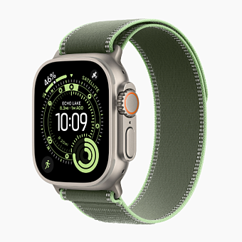 Смарт-часы Apple Watch Ultra 3 49mm Natural Trail Loop Green/Neon (натуральный/неоновый)