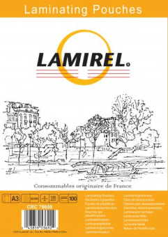 Плёнка для ламинирования Lamirel (A3, 125мкм, 100шт)