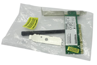 Сетевая карта PCI D-Link DWA-525/A1A (802.11b/g/n, 11/54/150Mbps, 2.4GHz)