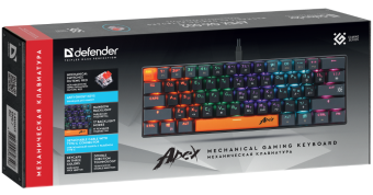 Клавиатура проводная Defender Apex GK-002 черный