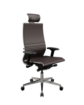 Кресло МЕТТА Samurai K-3 (29.3.5.109) - ЭкоКожа(Инфинити) Темно-коричневый