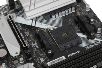 Материнская плата Socket AM4 ASRock B550M PRO4 (B550) 4*DDR4 1*PCI-Ex1 2*PCI-Ex16 SATA M.2 USB-C HDM