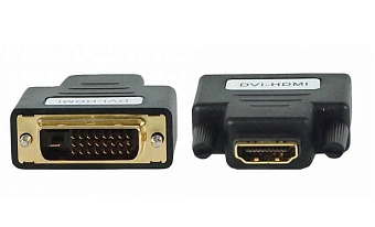 Кабель-переходник DVI (m) < - > HDMI (f), Vcom