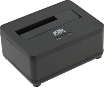 Док-станция AgeStar 3UBT7 (2.5"/3.5" HDD, блок питания) черный